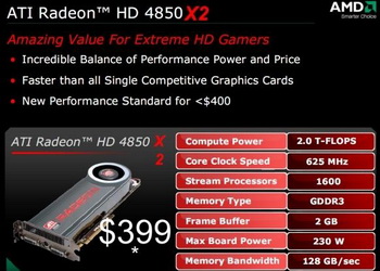 radeon HD 4850 X2